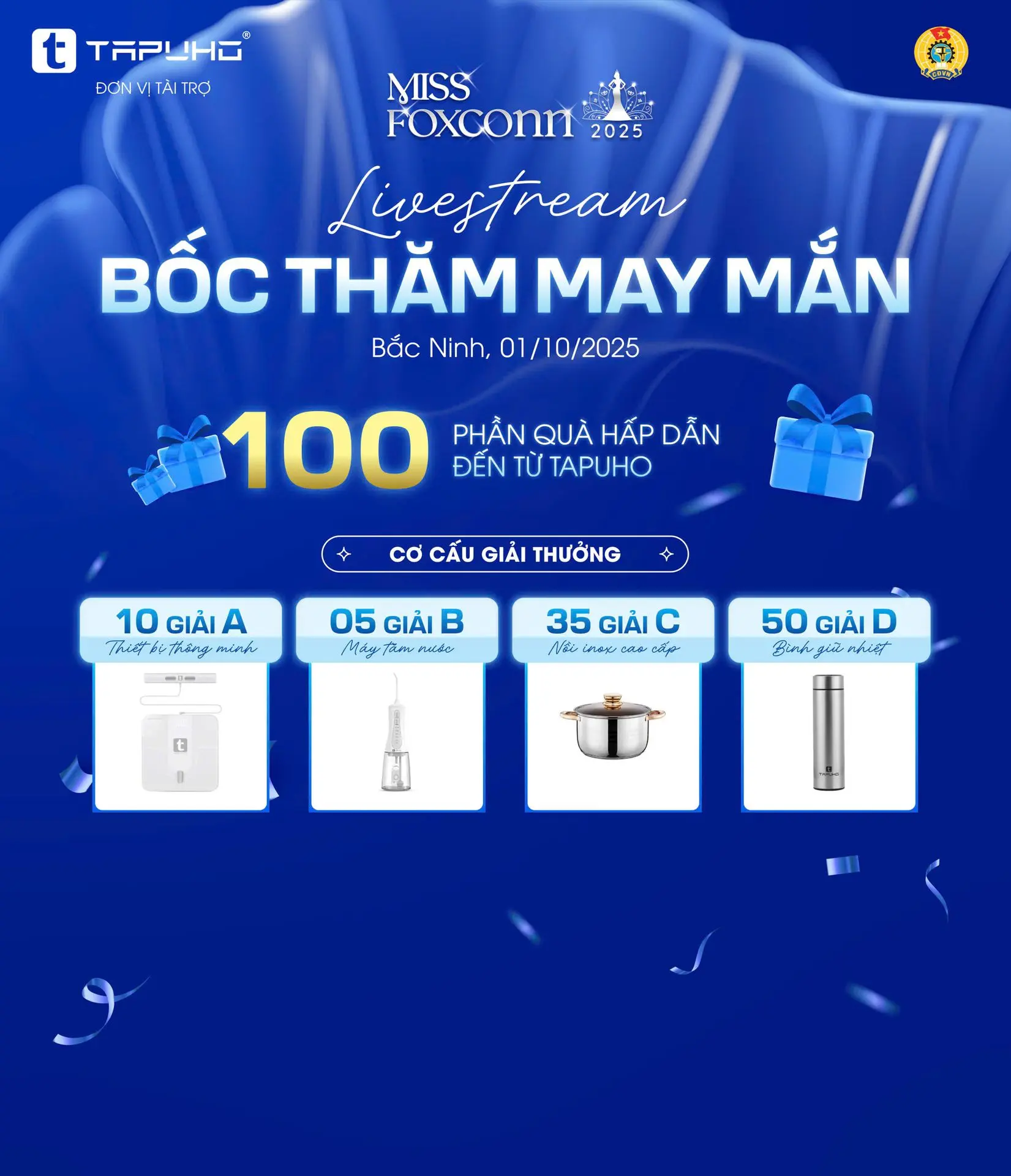 TAPUHO đồng hành cùng Miss Foxconn 2025