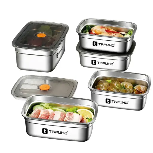 Bộ hộp đựng thực phẩm inox 5 món TAPUHO TSC05 DailyBox
